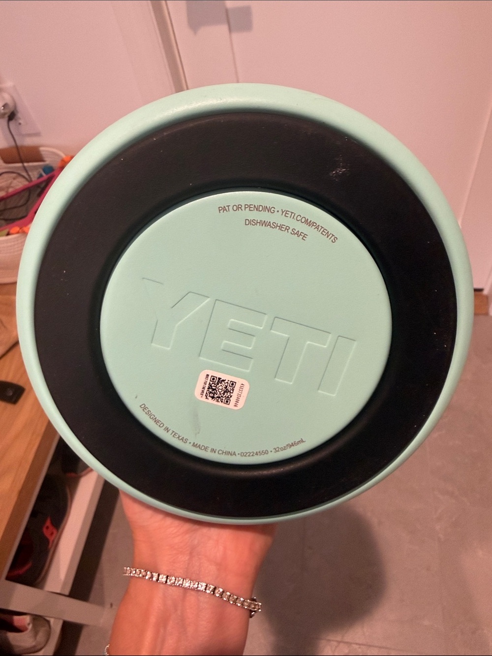 YETI Boomer Dog bowl - color Seafoam Stainless Steel Pet Bowl - Picture 3 of 4